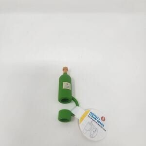 Green White Wine Bottle Tumbler Straw Cover